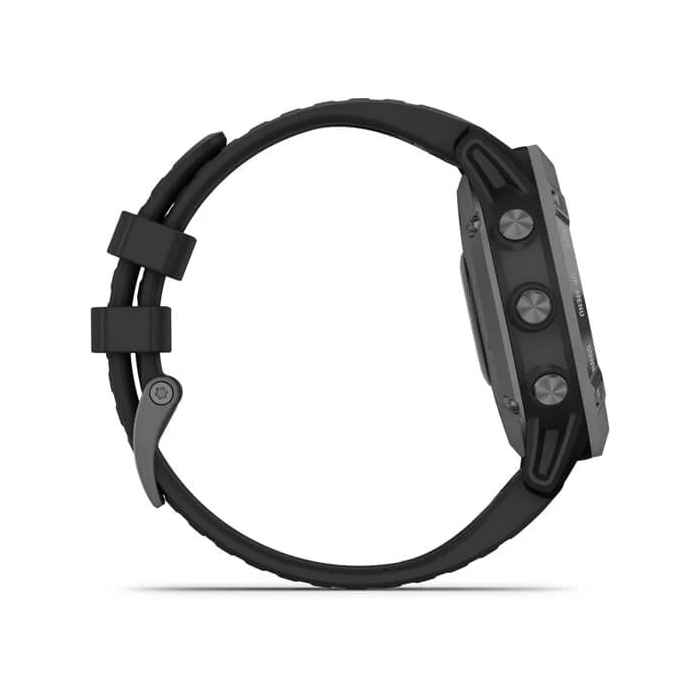 Garmin fenix 6 Pro Solar Edition - Slate gray with black band - Solar (010-02410-15) Garmin fenix 6 Pro Solar Edition - Slate gray with black band - Solar (010-02410-15)