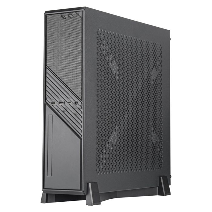 SilverStone SST-ML12B Milo Slim HTPC Micro-ATX Case - Black (SST-ML12B)