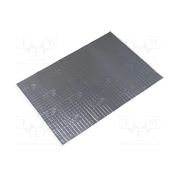 Silent Coat Damping mat, aluminium foil/butyl rubber/ 750x500x1.8mm (SC-M1.8G-3.75) Skaņas Izolācija