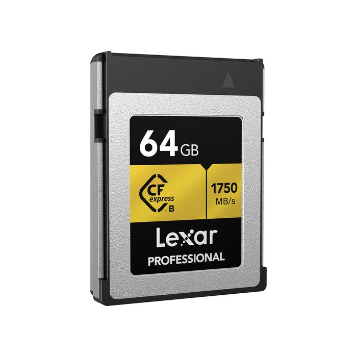 Lexar Professional CFexpress Type B Card 64GB 1750MB/s read 1000MB/s write (LCFX10-64GCRB) Lexar Professional CFexpress Type B Card 64GB 1750MB/s read 1000MB/s write (LCFX10-64GCRB)