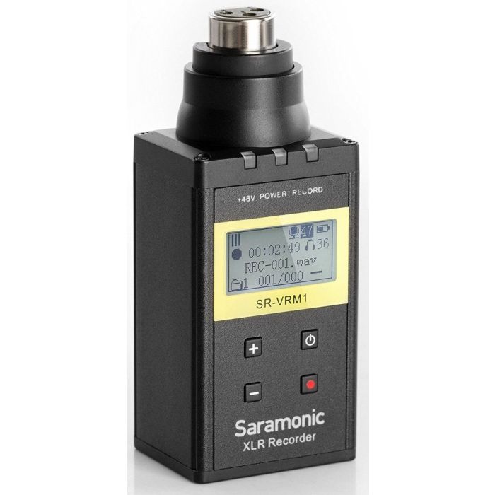 Saramonic SR-VRM1 - Digital Plug-on Linear PCM Recorder for XLR Microphones