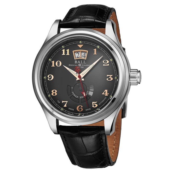 Ball Trainmaster Cleveland Express Men's Watch PM1058D-L1J-BK Ball Trainmaster Cleveland Express Men's Watch PM1058D-L1J-BK