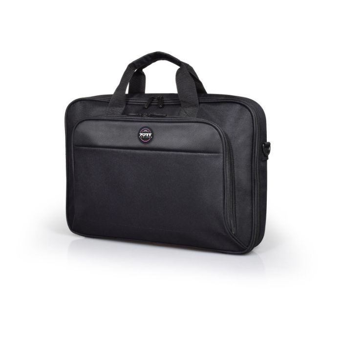 PORT DESIGNS Hanoi II Clamshell Briefcase 13/14 Black Shoulder strap