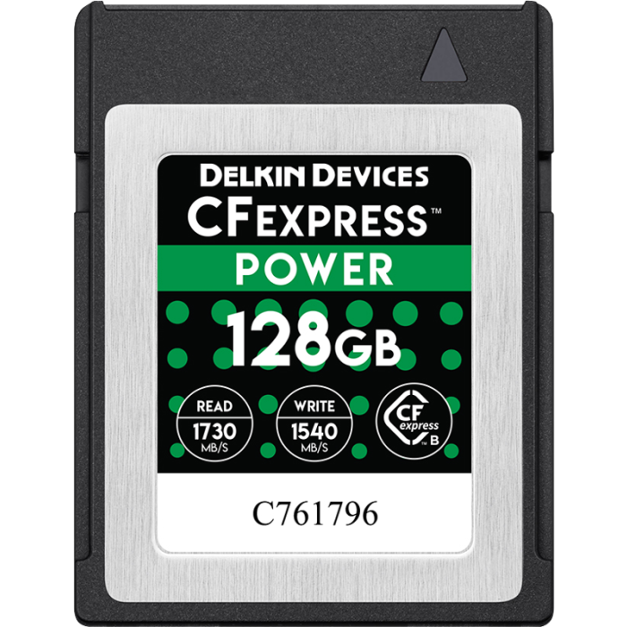 Delkin Devices 128GB CFexpress POWER R1730/W1540 Memory Card (DCFX1-128)