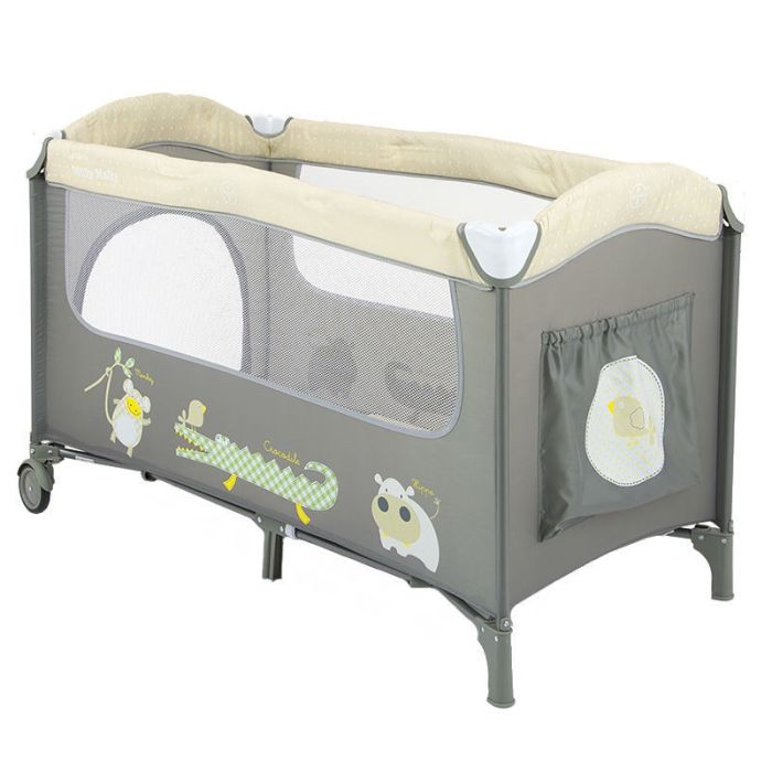 Milly Mally Travel Bed Mirage Beige (5901761122480) Ceļojumu Gultiņa