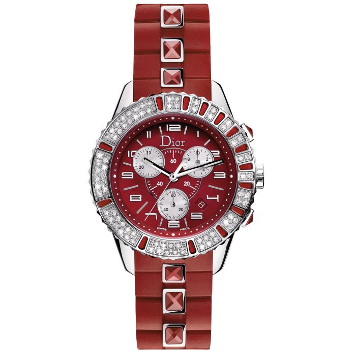 Christian Dior Christal Chronograph Ladies Watch CD11431BR001 Christian Dior Christal Chronograph Ladies Watch CD11431BR001