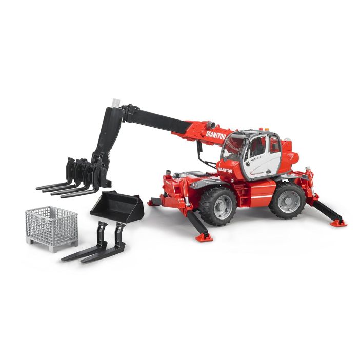 Bruder Manitou Telescopic Forklift MRT (02129) Bruder Manitou Telescopic Forklift MRT (02129)