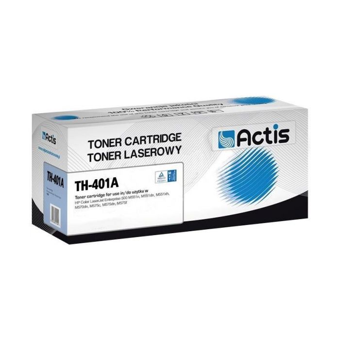 Actis TH-401A toner for HP printer HP 507A CE401A replacement Standard 6000 pages cyan Actis TH-401A toner for HP printer HP 507A CE401A replacement Standard 6000 pages cyan