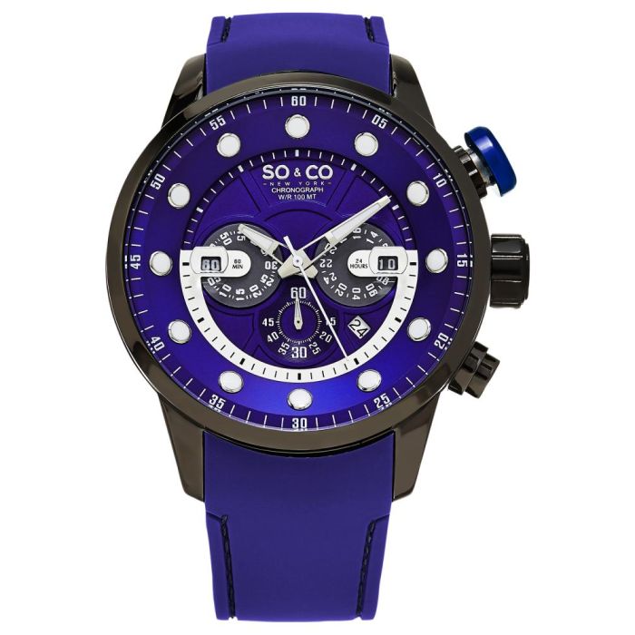 SO & CO Monticello Men's Watch 345270PURPLE