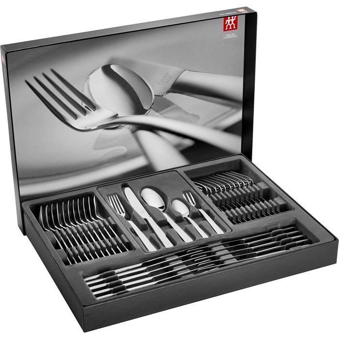 Zwilling 1000954 Cutlery Set 60 Pieces for 12 People 18/10 Stainless Steel/High-Quality Blade Steel Zwilling 1000954 Cutlery Set 60 Pieces for 12 People 18/10 Stainless Steel/High-Quality Blade Steel