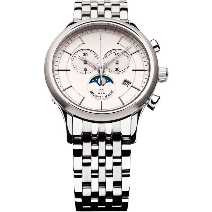 Maurice Lacroix Les Classiques Phase de Lune Chronograph Men's Watch LC1148-SS002-130