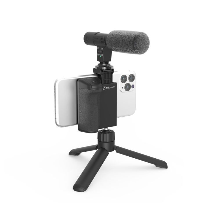 Digipower Follow Me Vlogging Kit with Wireless Hand Held Grip (DPS-VLG4)