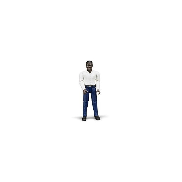 Bruder Dark Skin Man with Blue Jeans Figure (60004)