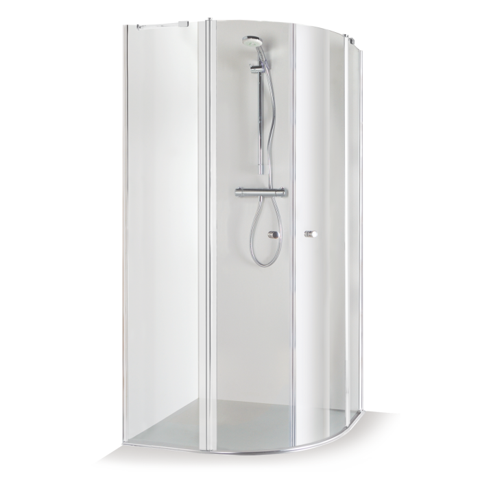 Baltijos Brasta SONATA Shower Enclosure 80x80 Tinted Gray