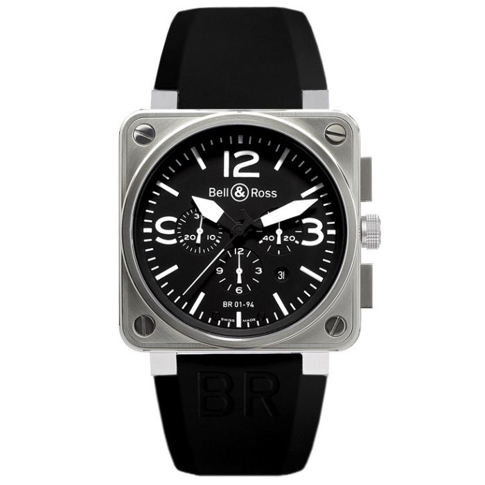 Bell & Ross Aviation BR01-94 Steel Men's Watch BR01-94-STEEL