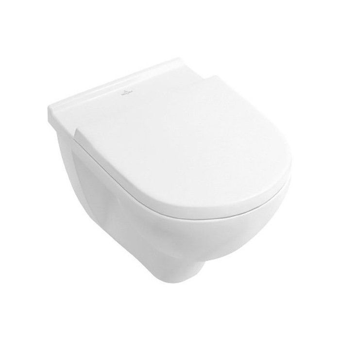 Villeroy&Boch O.novo Wall-Mounted WC with Toilet Seat Coverand SoftClose (5660H101)