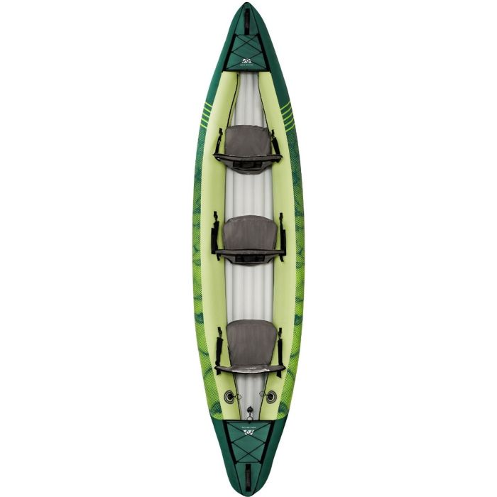 Aqua Marina Ripple-370 Recreational Canoe 3-person. Inflatable deck. 2-in-1 Convertible paddle set x2. Canoe seat x3. (RI-370) Aqua Marina Ripple-370 Recreational Canoe 3-person. Inflatable deck. 2-in-1 Convertible paddle set x2. Canoe seat x3. (RI-370)