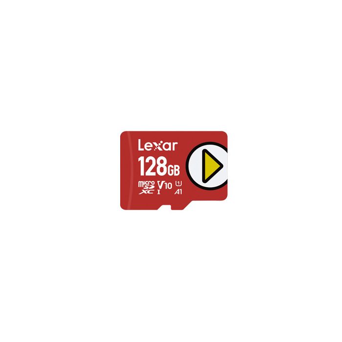 Lexar PLAY microSDXC 128GB UHS-I Card 150MB/s Read Class 10, U1, V10, A1 (LMSPLAY128G-BNNNG) Lexar PLAY microSDXC 128GB UHS-I Card 150MB/s Read Class 10, U1, V10, A1 (LMSPLAY128G-BNNNG)