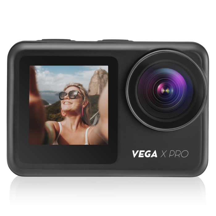 Niceboy Vega X Pro WI-FI 4K / 20MPx Waterproof Sport Camera + Holder Mounting