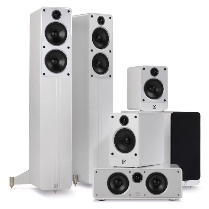Q Acoustics Concept 5.1 White Gloss Q Acoustics Concept 5.1 White Gloss