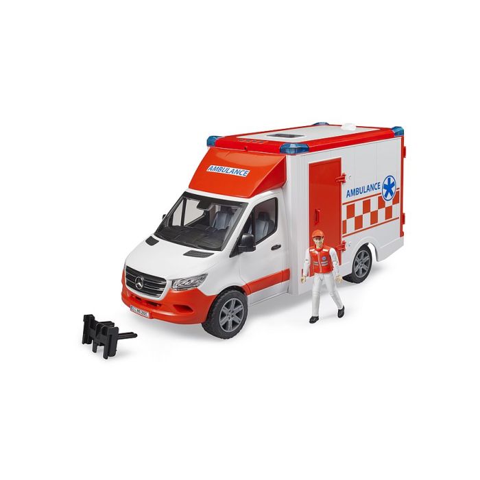 Bruder MB Sprinter ambulance with driver (02676)