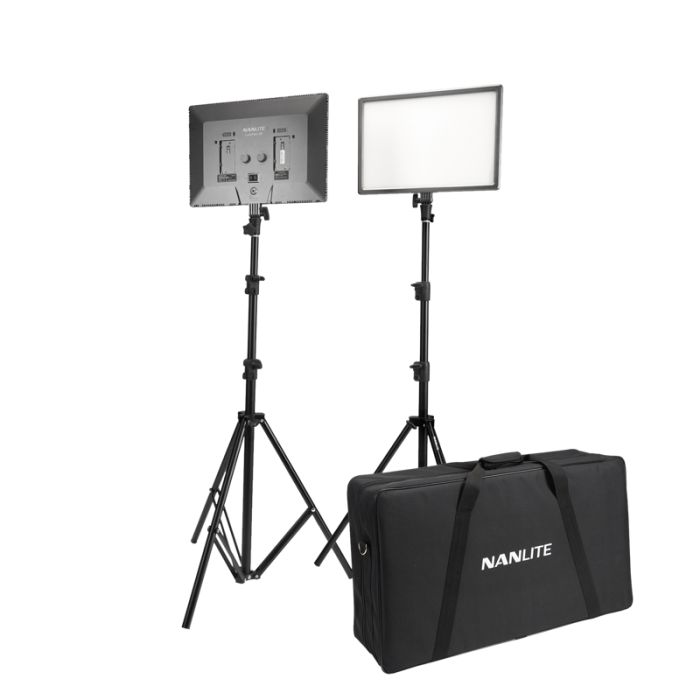 Nanlite LumiPad 25 LED 2 Light Kit With Stand + Bag Nanlite LumiPad 25 LED 2 Light Kit With Stand + Bag