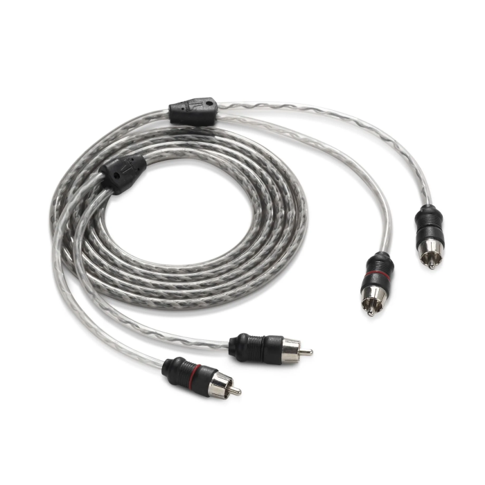JL Audio JLM-XD-CLRAIC2-6 Clear 2 Channel Interconnect Cable - 6ft