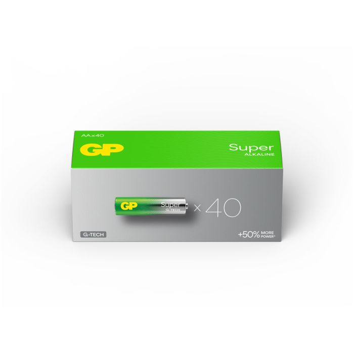 GP GPPCA15AS649 Super Alkaline AA 40pcs
