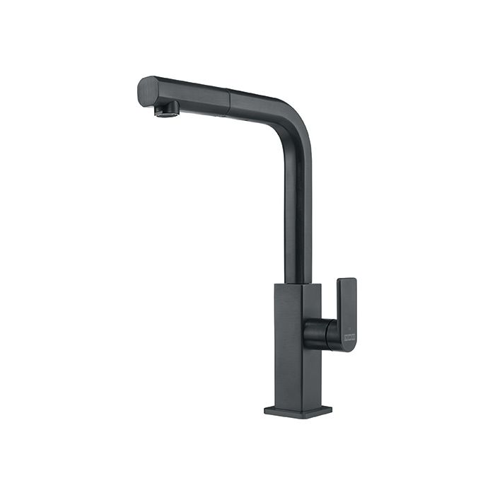 Franke Mythos Izvelkama Iztece Black Steel (115.0550.442)