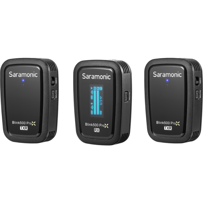 Saramonic Blink 500 ProX B2R 2.4GHz Dual-Channel Wireless Microphone System with Charging Case Saramonic Blink 500 ProX B2R 2.4GHz Dual-Channel Wireless Microphone System with Charging Case