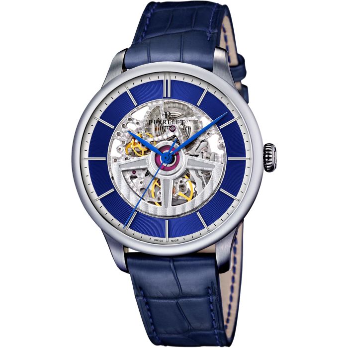 Perrelet First Class Double Rotor Skeleton Men's Watch
      		 A1091.3