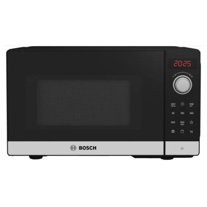 Bosch Serie 2 FEL023MS2 Microwave Countertop Solo 20L 800 W Black/Stainless Steel