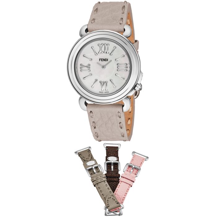 Fendi Selleria 3 Additional Straps Set With Ladies Watch F8010345H0-SET3
