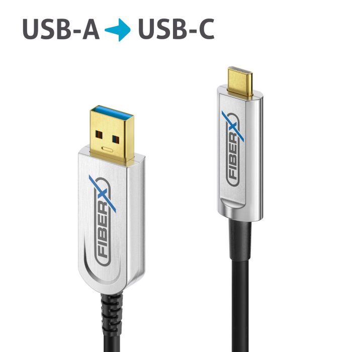 PureLink FiberX series USB 3.1 fiber optic cable USB-A USB-C 10m (FX-I630-010) PureLink FiberX series USB 3.1 fiber optic cable USB-A USB-C 10m (FX-I630-010)