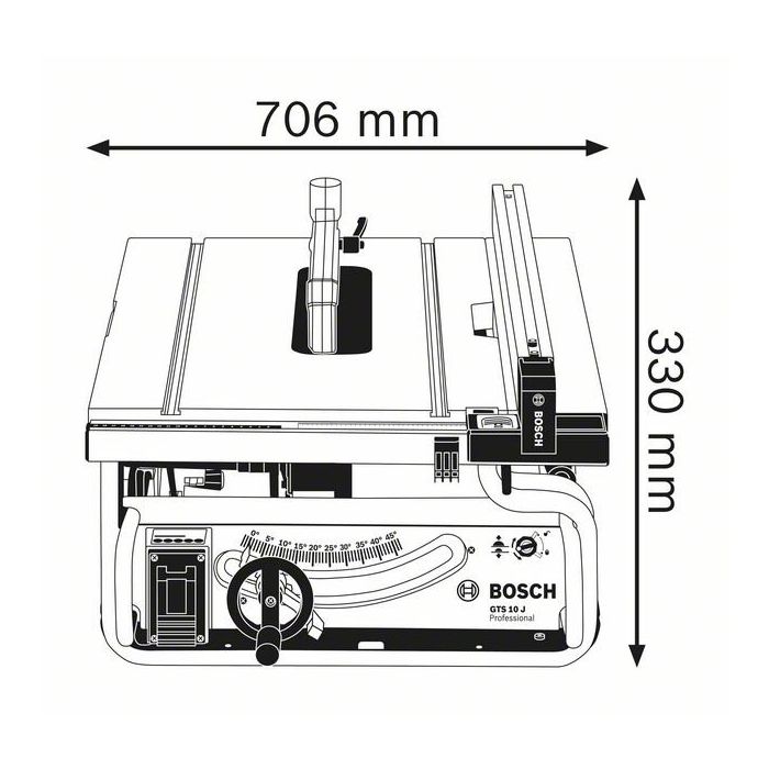 Bosch GTS 10 J Carton (0601B30500)