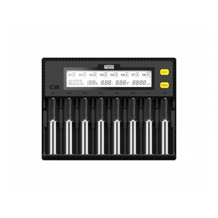 Newell Smart C8 Universal Charger for NiMH/Li-Ion Batteries