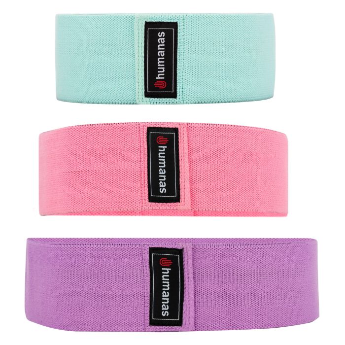 Humanas RB3 Resistance Bands - 3 pcs Pretestības gumiju komplekts Humanas RB3 Resistance Bands - 3 pcs Pretestības gumiju komplekts