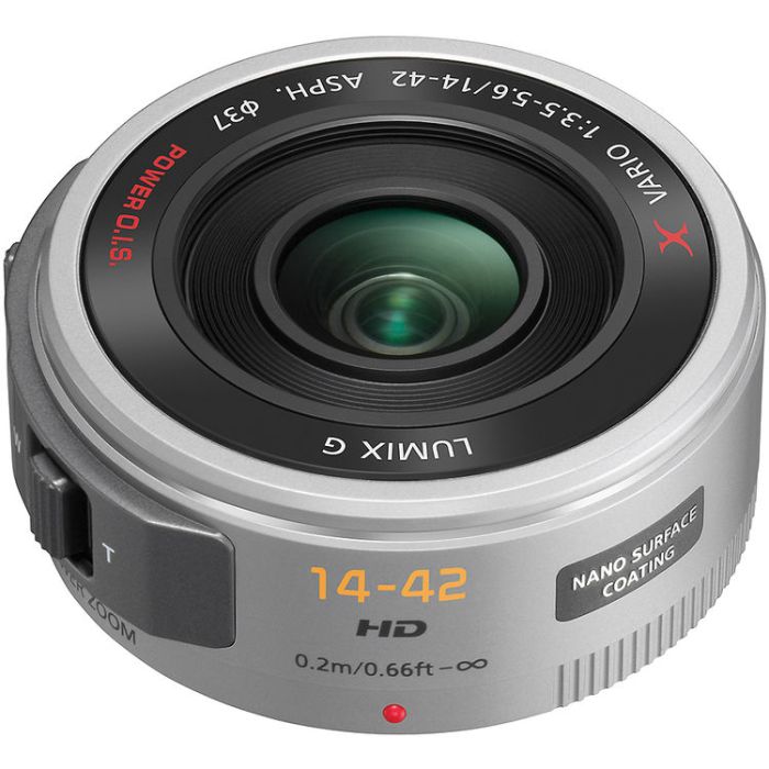 Panasonic Lumix G X Vario PZ 14-42mm f/3.5-5.6 ASPH. POWER O.I.S. Silver (H-PS14042E-S)