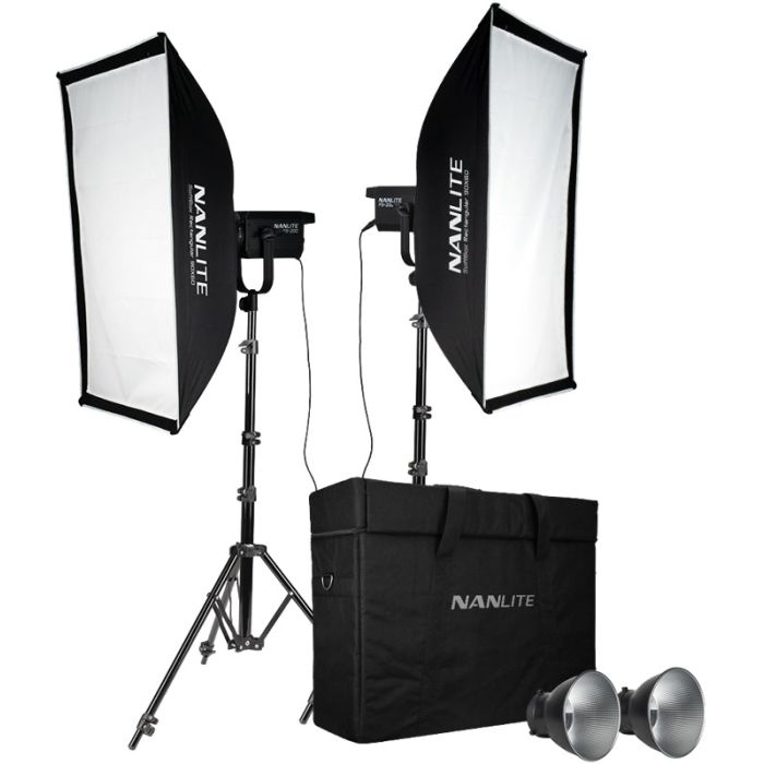 Nanlite FS-200 LED 2 Light Kit With Stand