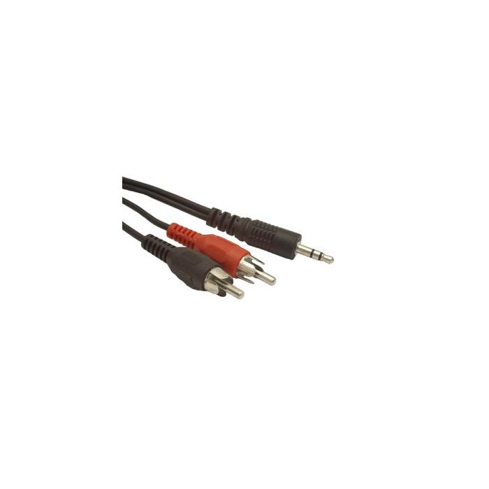 Gembird Audio Cable Jack 3.5mm M / 2x RCA (CINCH) M 5m (CCA-458-5M)