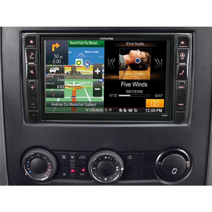 Alpine X800D-S906 for Mercedes
