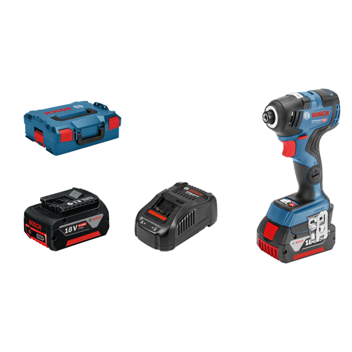 Bosch GDR 18V-200 C, 2x5.0Ah, 1880CV L-Boxx (06019G4101)