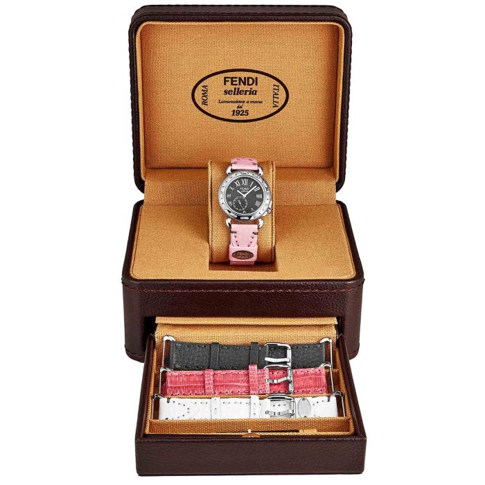 Fendi Selleria 3 Additional Straps Set With Ladies Watch F81031DCH/SET8
