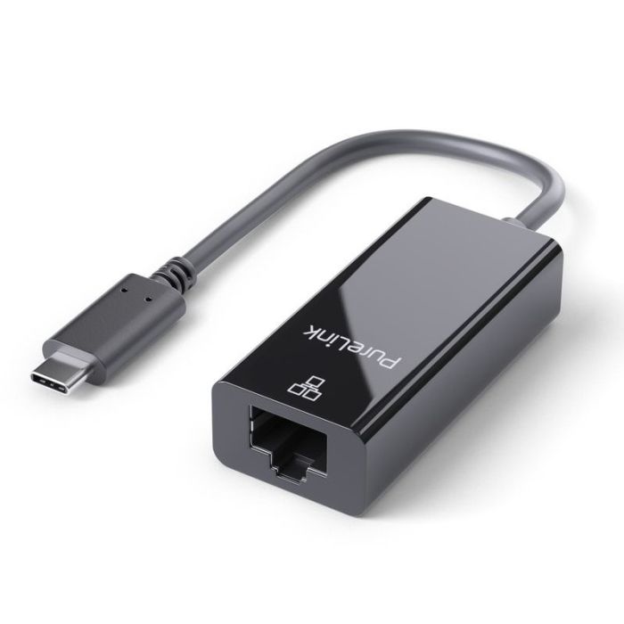 PureLink USB C to Ethernet adapter Gigabit 1000Mbps iSeries black 010m (IS261) PureLink USB C to Ethernet adapter Gigabit 1000Mbps iSeries black 010m (IS261)