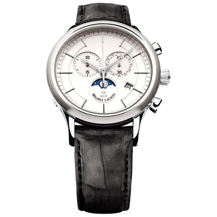 Maurice Lacroix Les Classiques Phase de Lune Chronograph Men's Watch LC1148-SS001-130