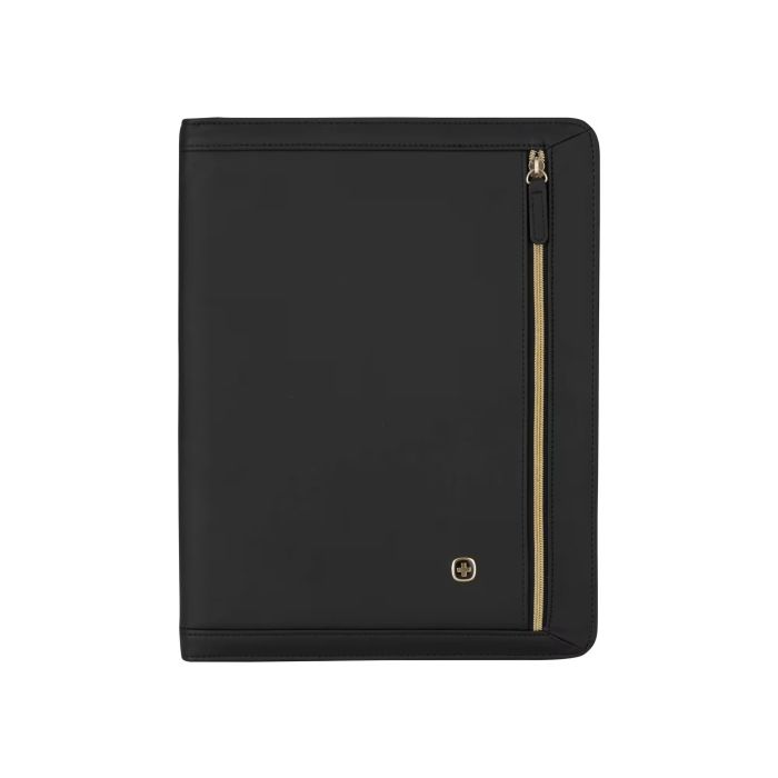 Wenger Amelie Writing Folder with Zipper and Tablet Compartment for Women black (611712)