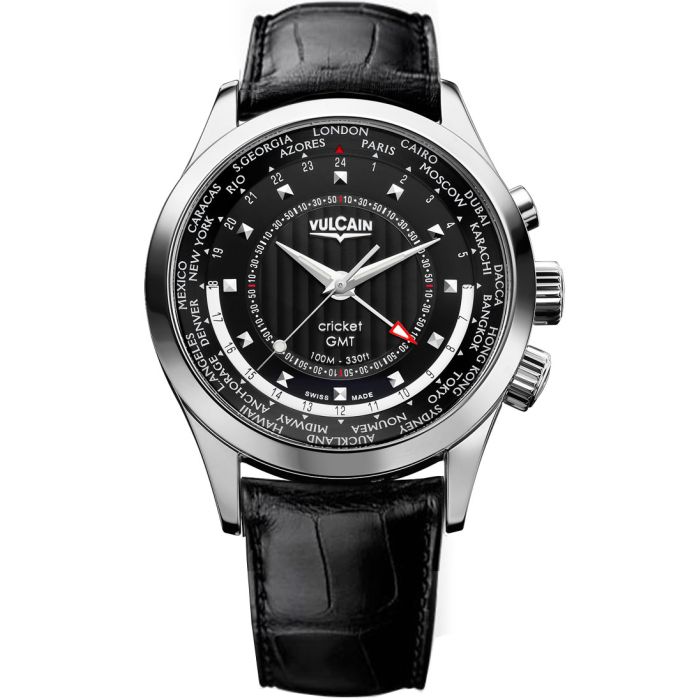 Vulcain Aviator Cricket GMT 2009 Men's Watch 100135.220LF