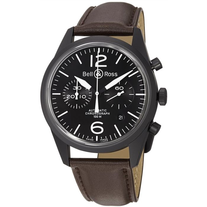 Bell & Ross Vintage BR123 Heritage Men's Watch BR126-ORIGCARBO