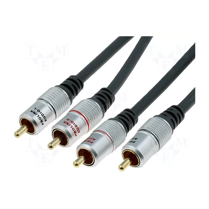 Prolink RCA plug x2 both sides 10m (TCV4270-10.0)