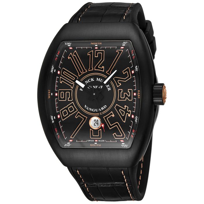 Franck Muller Vanguard Automatic Men's Watch 45SCBLKBLKGLD2